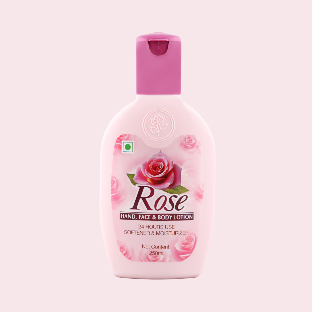 Rose hand, face & body lotion